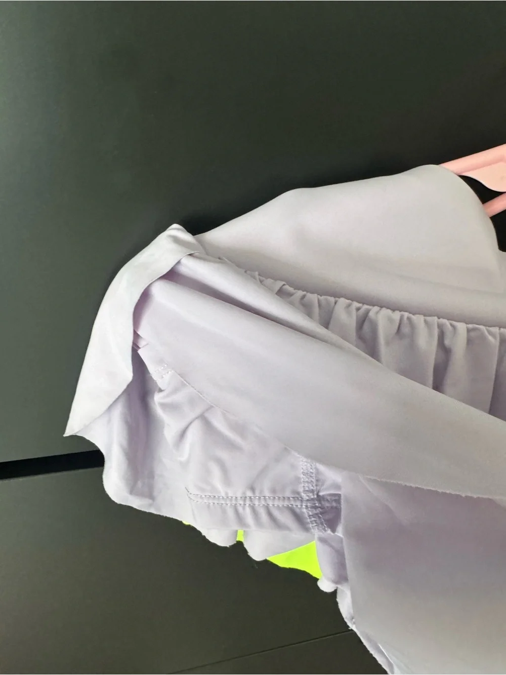 Katie J NYC Soft Lavender Active Shorts